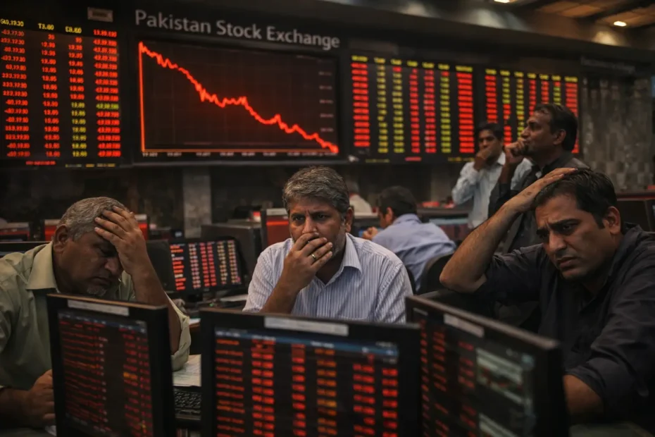 Panic at the stock exchange