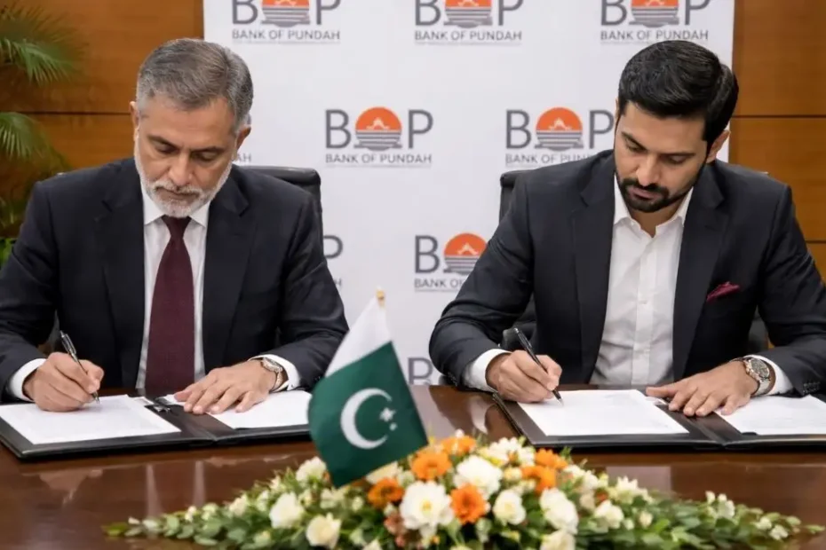 Bank of Punjab + Punjab AI Office Sign