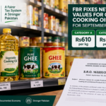 Ghee and Cooking Oil Sales Tax Values: September 2026 Table and Monthly Formula